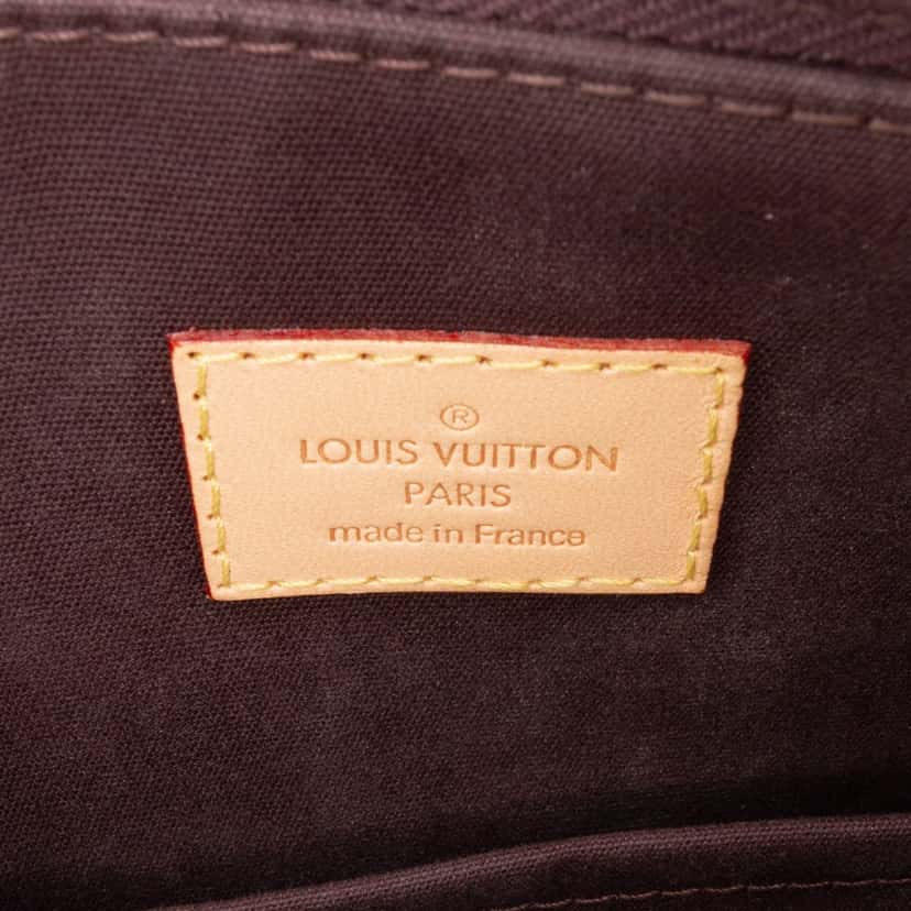 Louis Vuitton Monogram Vernis Montana Purple Leather Good condition - Box View