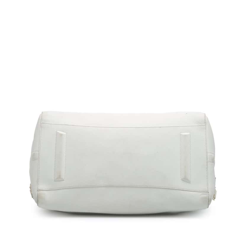 Givenchy Large Leather Antigona Satchel White Leather Good condition - Inside View