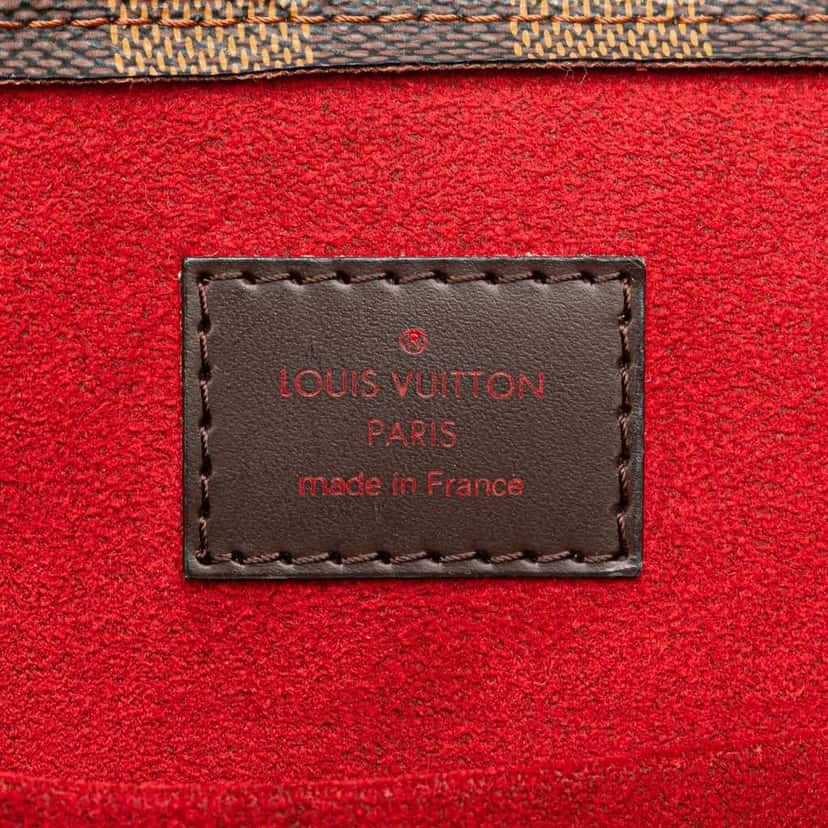 Louis Vuitton Damier Ebene Sac Plat Brown Canvas Good condition - Box View