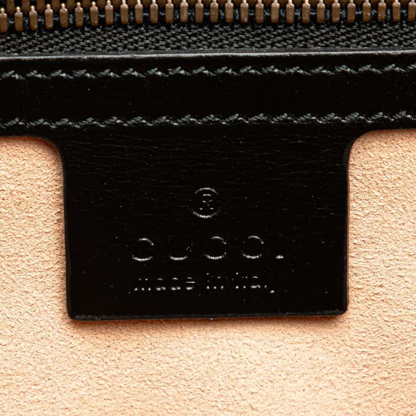Gucci GG Marmont Square Leather Matelasse Belt Bag Black Leather Good condition - Box View