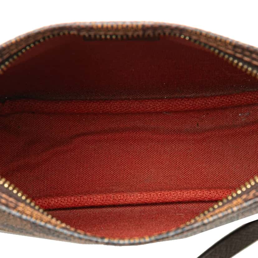 Louis Vuitton Damier Ebene Trousse Pochette Brown Canvas Good condition - Model View