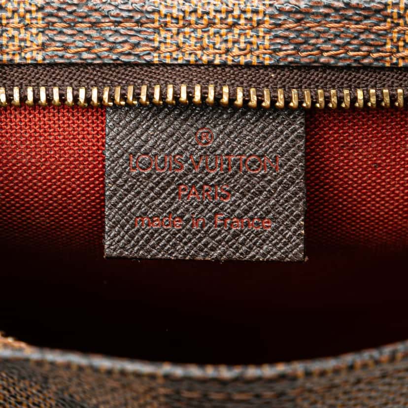 Louis Vuitton Damier Ebene Trousse Pochette Brown Canvas Good condition - Box View