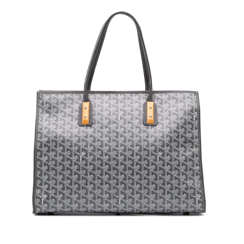 Goyard Goyardine Marquises Tote Grey Canvas Good condition - Front View