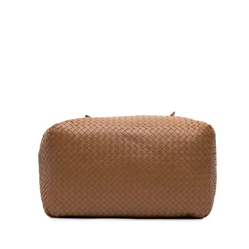 Bottega Veneta Large Nappa Intrecciato Cesta Tote Brown Leather Good condition - Inside View