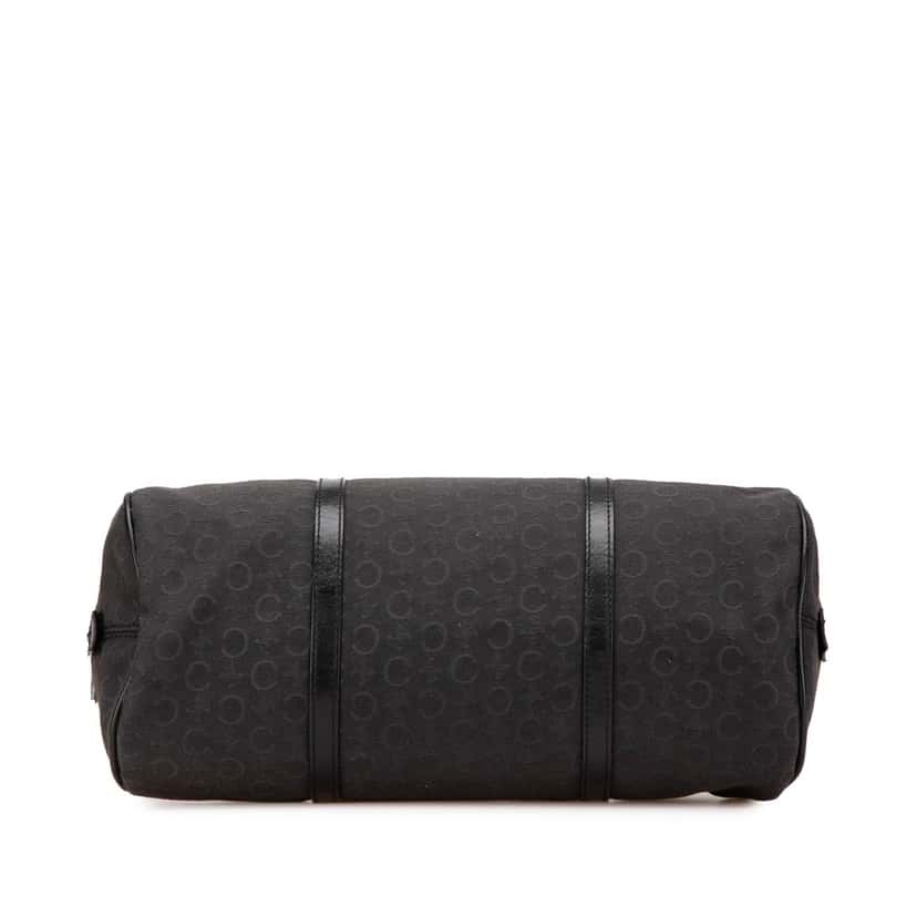 Celine C Macadam Canvas Handbag Black Canvas Good condition - Inside View