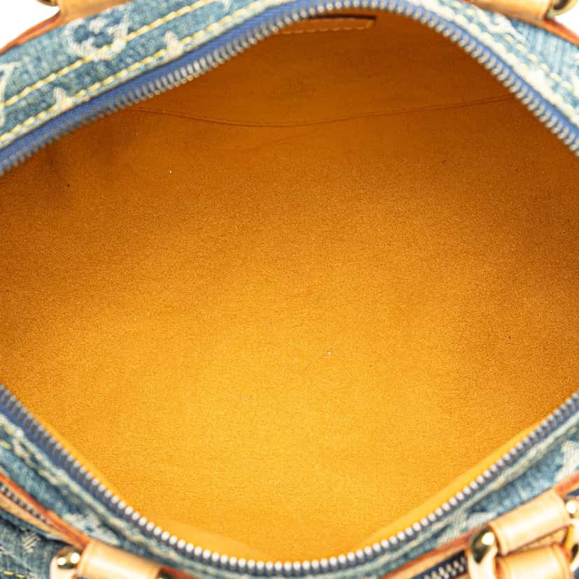Louis Vuitton Monogram Denim Neo Speedy 30 Blue Denim Good condition - Model View