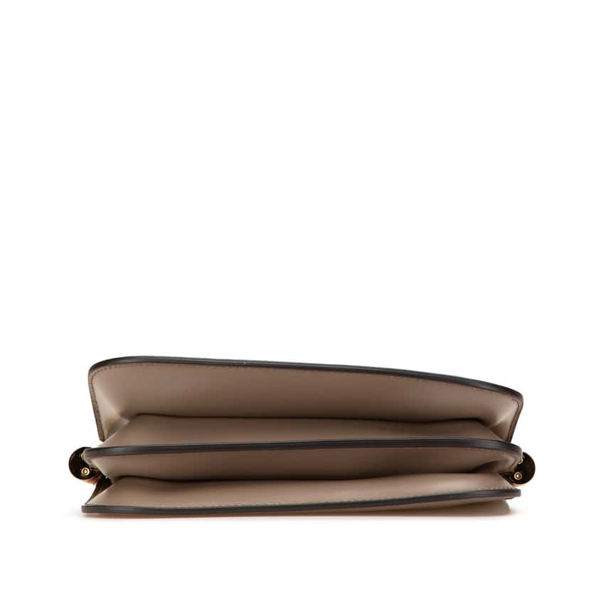 Fendi Leather Touch Shoulder Bag Brown Leather Good condition - Inside View