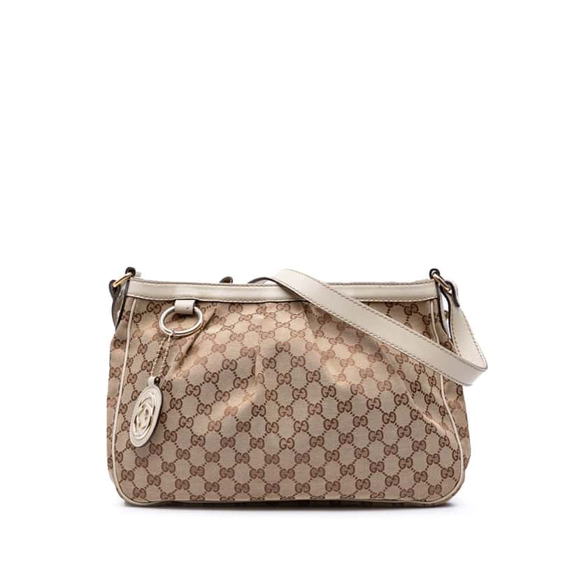 Gucci GG Canvas Sukey Crossbody Brown Canvas Good condition - Front View