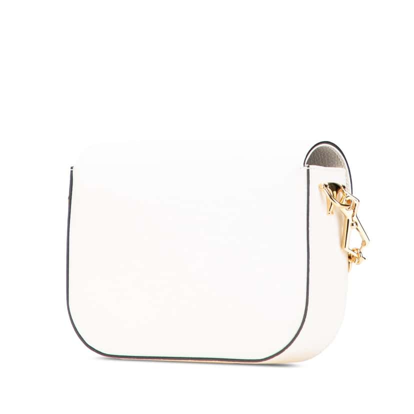 Gucci Adidas Leather Horsebit 1955 Crossbody White Leather Good condition - Back View