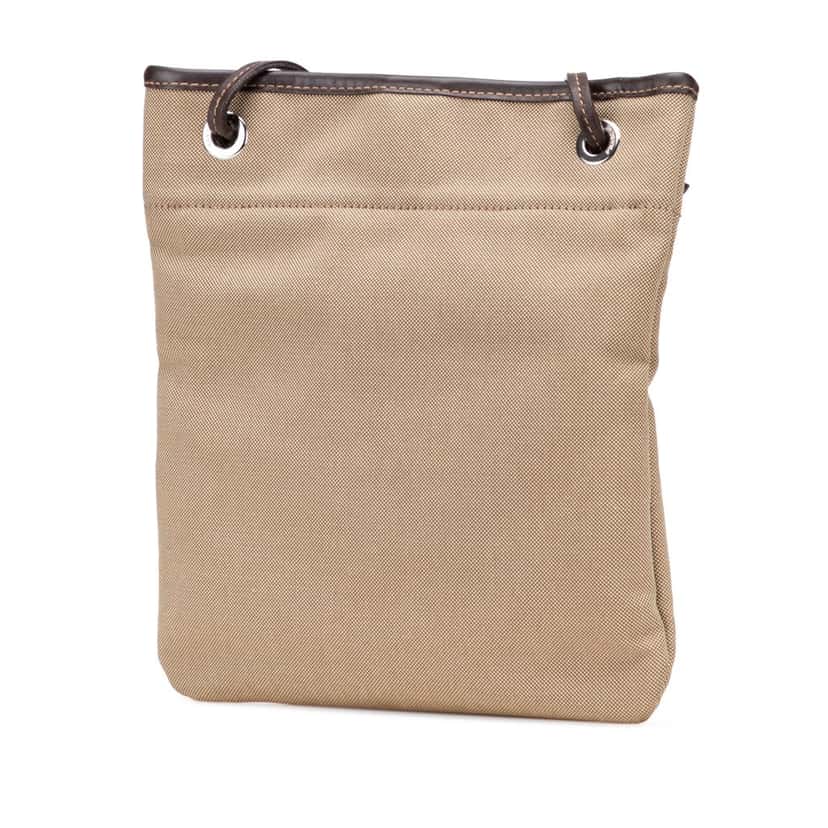 Prada Canvas Canapa Logo Crossbody Brown Canvas Very good condition - Back View
