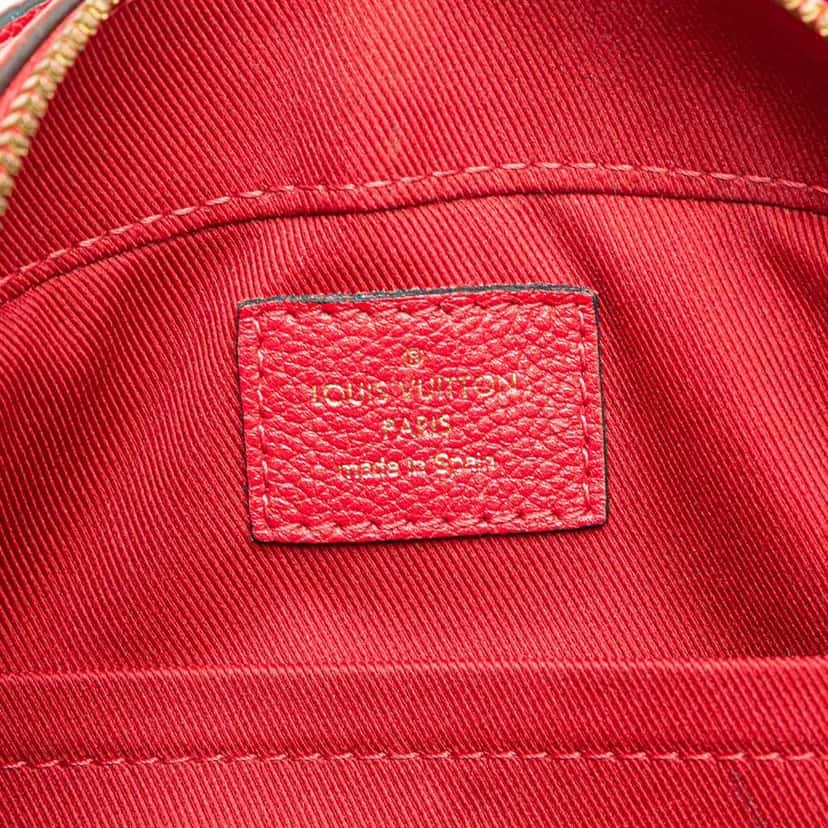 Louis Vuitton Monogram Empreinte Saintonge Red Leather Very good condition - Box View