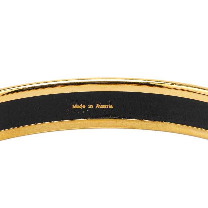 Hermès Narrow Cordages Enamel Bangle 70 Red Good condition - Box View