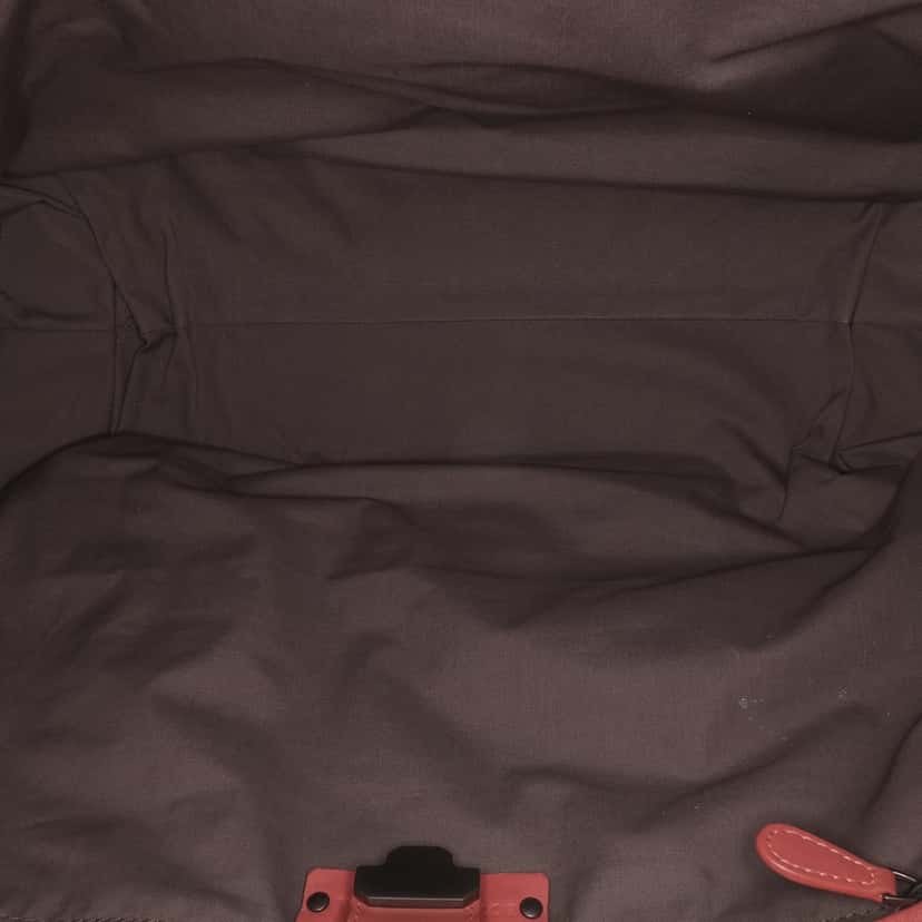 Bottega Veneta Medium Nappa Intrecciato Capri Tote Red Leather Fair condition - Model View