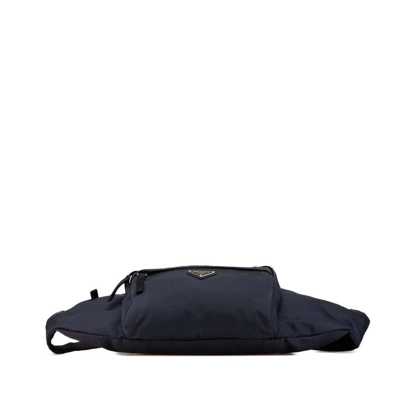 Prada Tessuto Multi Pocket Belt Bag Blue Good condition - Inside View