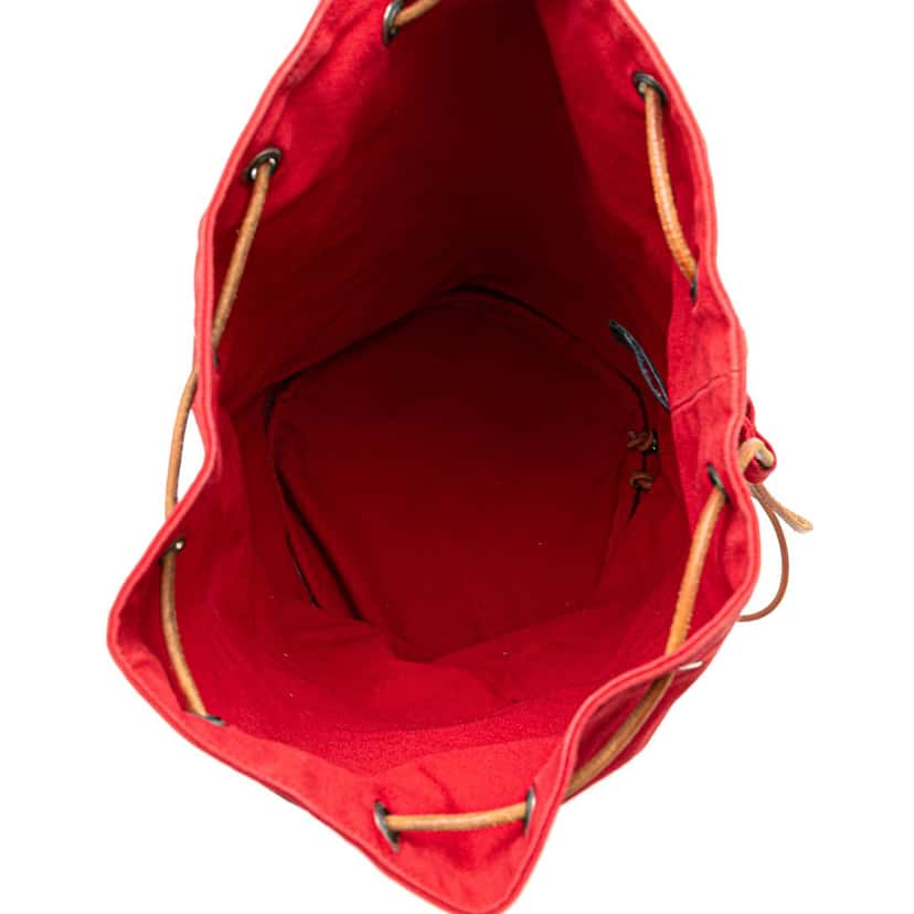 Hermès Toile Polochon Mimile Red Canvas Good condition - Model View