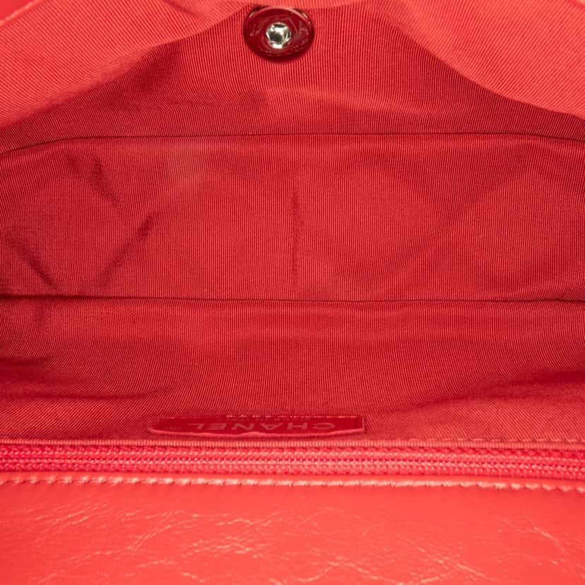 Chanel Running Chain Flap Bag Red Leather Good condition - Box View