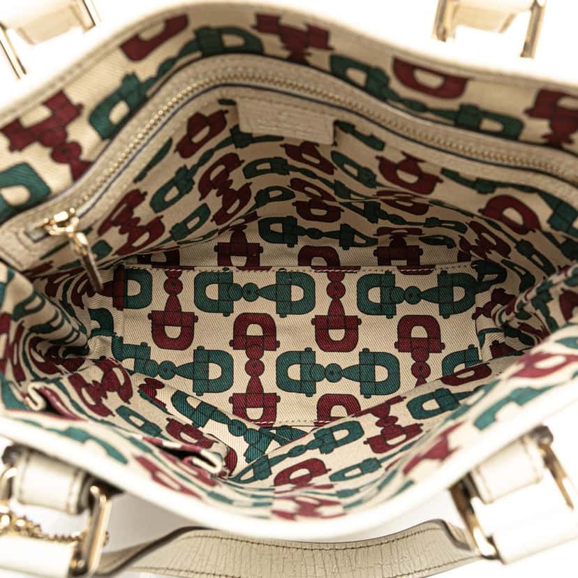 Gucci GG Canvas Web Jolicoeur Tote Brown Canvas Good condition - Model View