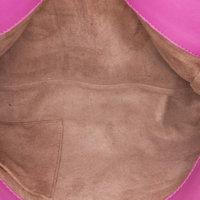 Bottega Veneta Medium Nappa Intrecciato Olimpia Shoulder Bag Purple Leather Good condition - Box View
