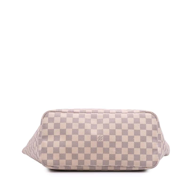 Louis Vuitton Damier Azur Neverfull MM White Canvas Good condition - Inside View