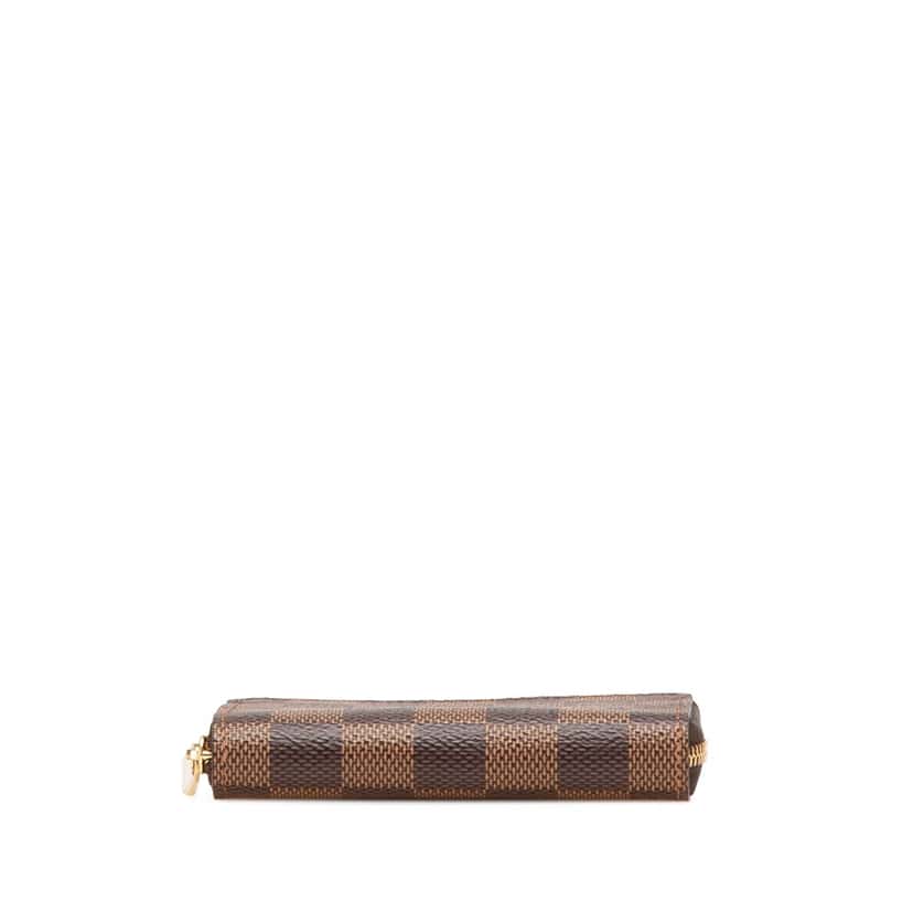 Louis Vuitton Damier Ebene Zippy Coin Purse Brown Canvas Good condition - Inside View
