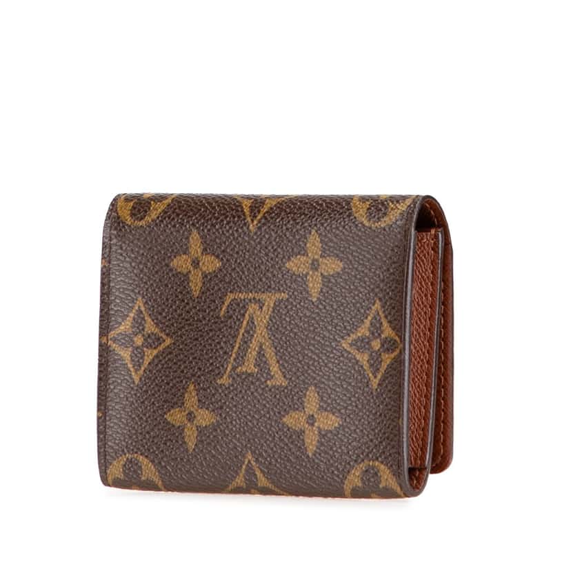 Louis Vuitton Monogram Enveloppe Carte De Visite Brown Canvas Good condition - Back View