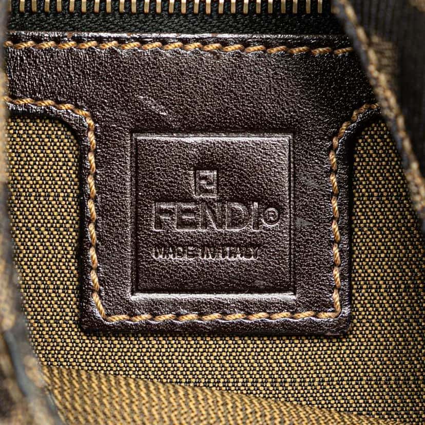 Fendi Zucca Canvas Shoulder Bag Brown Canvas Good condition - Box View