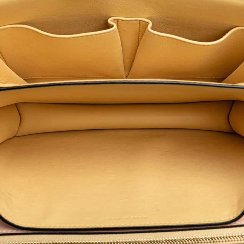 Celine Medium Calfskin Classic Box Pink Leather Good condition - Model View