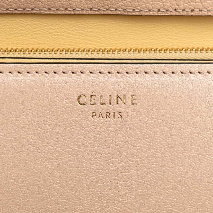 Celine Medium Calfskin Classic Box Pink Leather Good condition - Box View