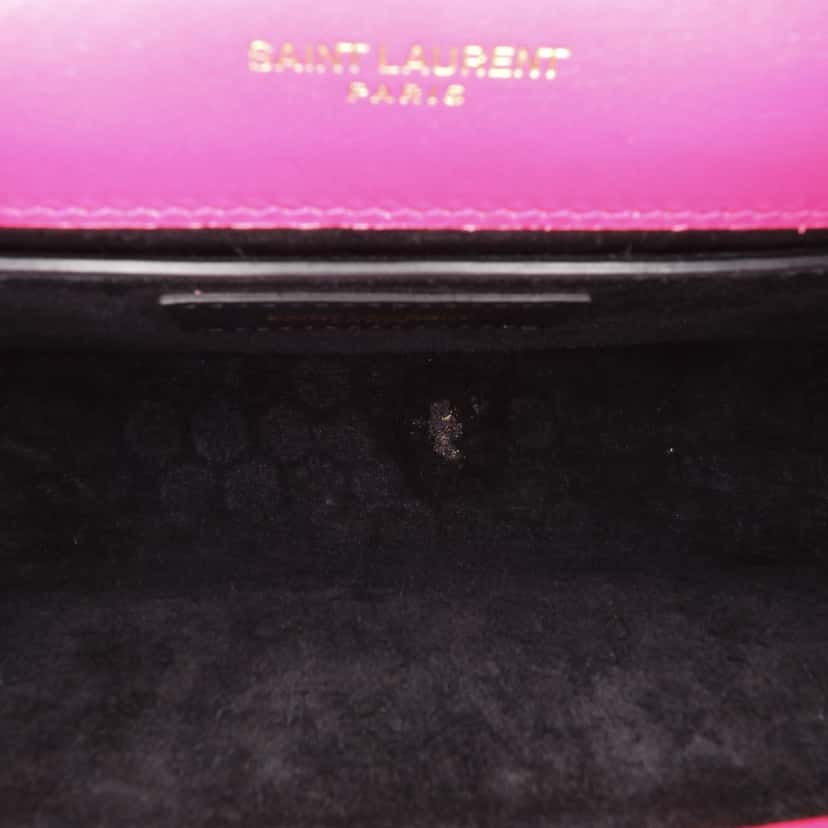 Saint Laurent Medium Smooth Calfskin Classic Monogram Kate Tassel Crossbody Pink Leather Good condition - Model View