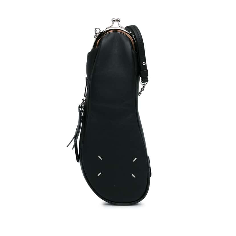 Maison Margiela Leather Tabi Crossbody Black Leather Good condition - Front View