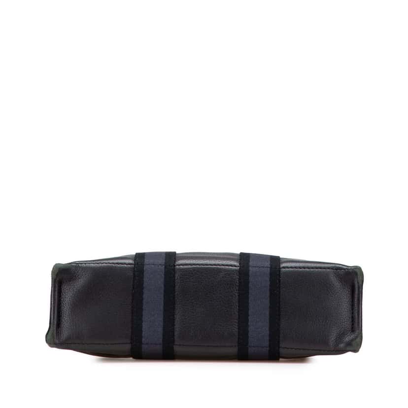 Hermès Canvas and Leather Fourre Tout PM Blue Canvas Good condition - Inside View