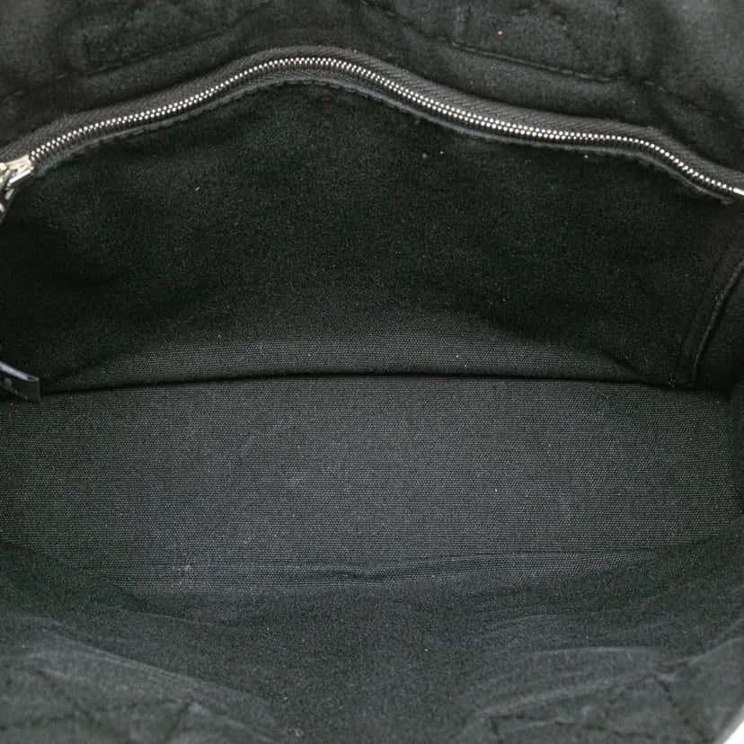 Hermès Canvas and Leather Fourre Tout PM Blue Canvas Good condition - Model View