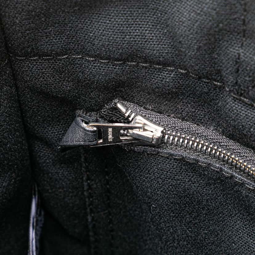 Hermès Canvas and Leather Fourre Tout PM Blue Canvas Good condition - Box View