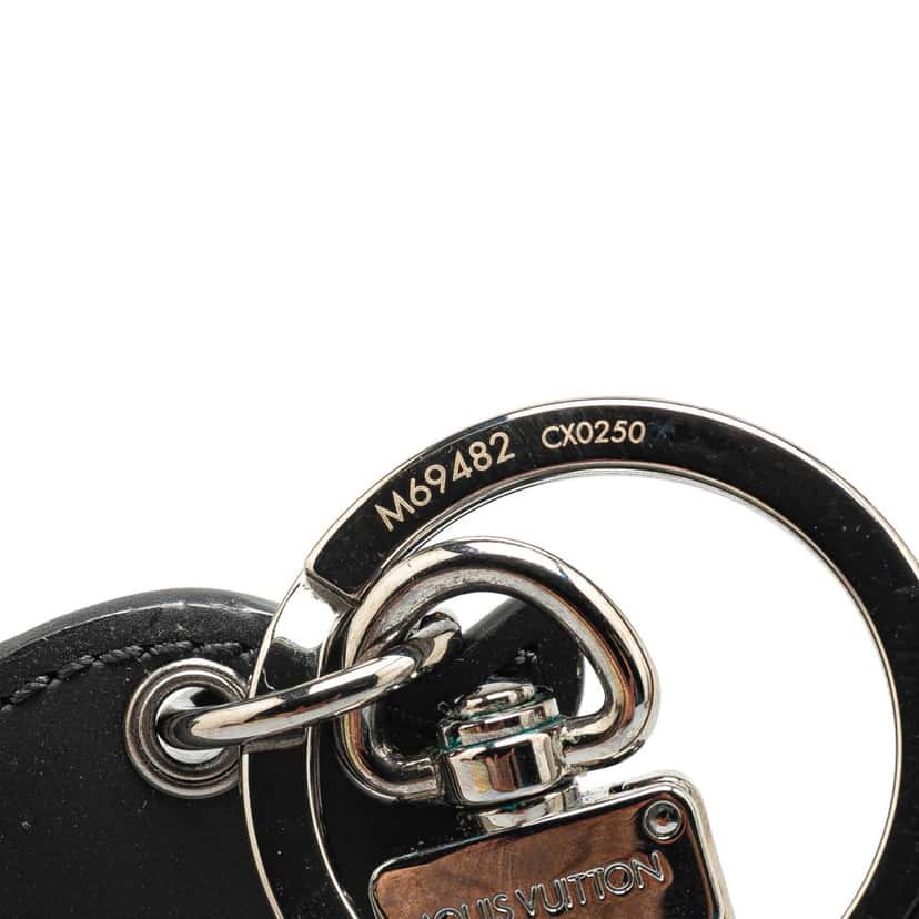 Louis Vuitton Monogram Eclipse Owl Key Holder and Bag Charm Black Canvas Good condition - Model View