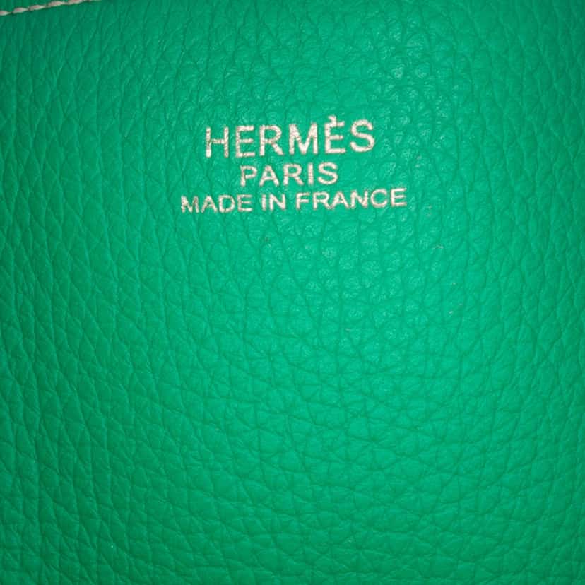 Hermès Clemence Double Sens 36 Blue Leather Good condition - Box View