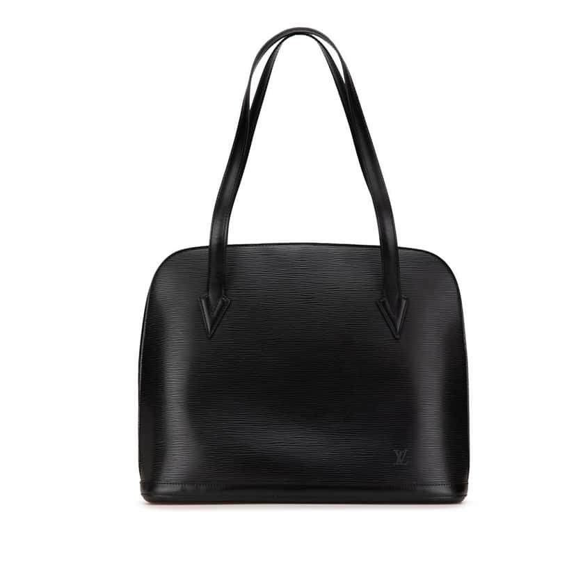 Louis Vuitton Epi Lussac Black Leather Good condition - Front View