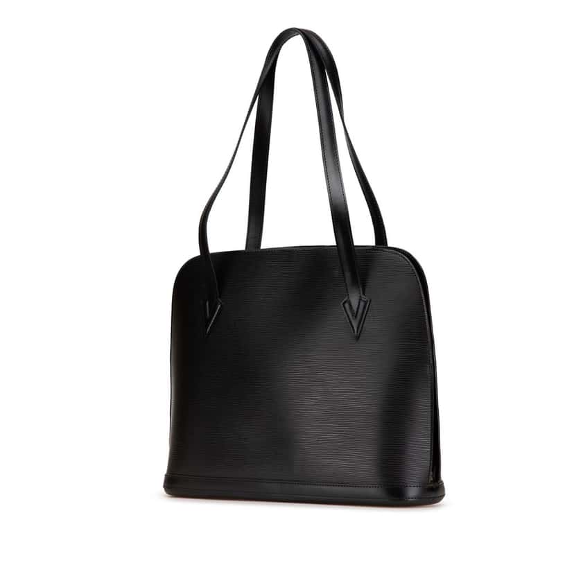 Louis Vuitton Epi Lussac Black Leather Good condition - Back View