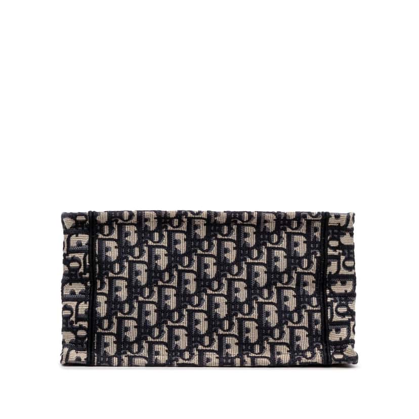 Dior Small Oblique Canvas Book Tote Blue Canvas Good condition - Inside View