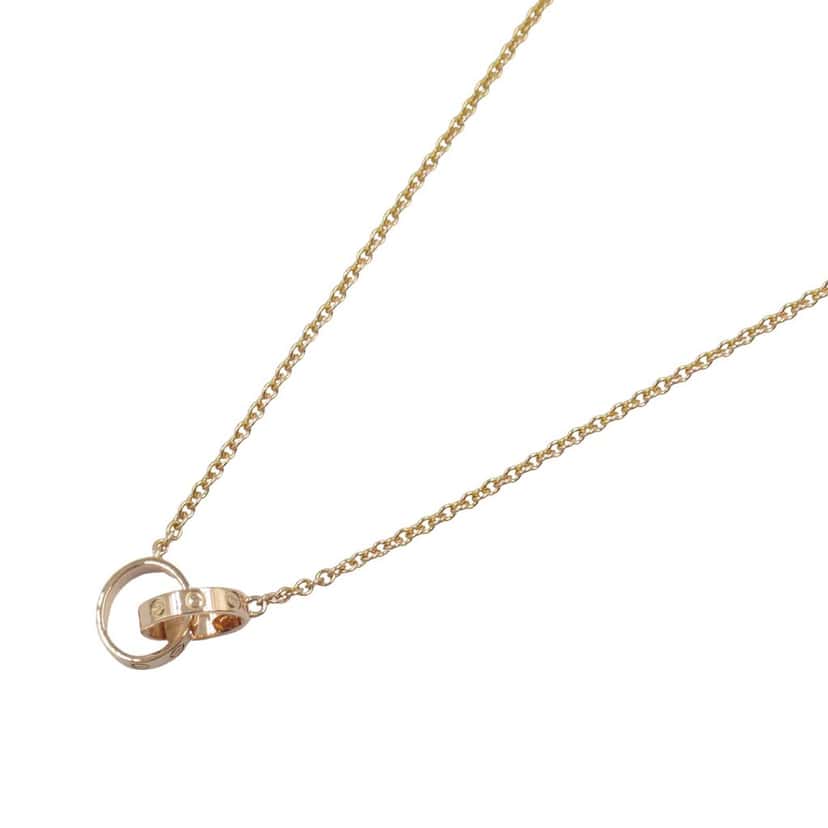 Cartier 18K Rose Gold Baby Love Necklace Pink Rose Gold Good condition - Back View