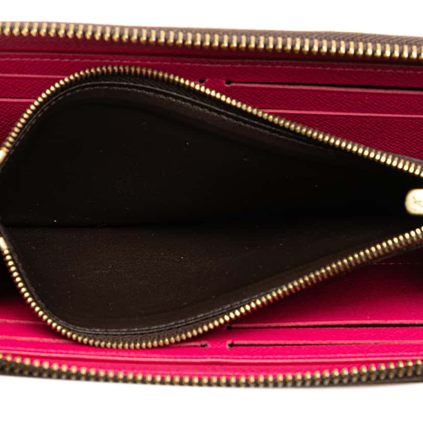 Louis Vuitton Monogram Bloom Flower Clemence Wallet Brown Canvas Good condition - Box View