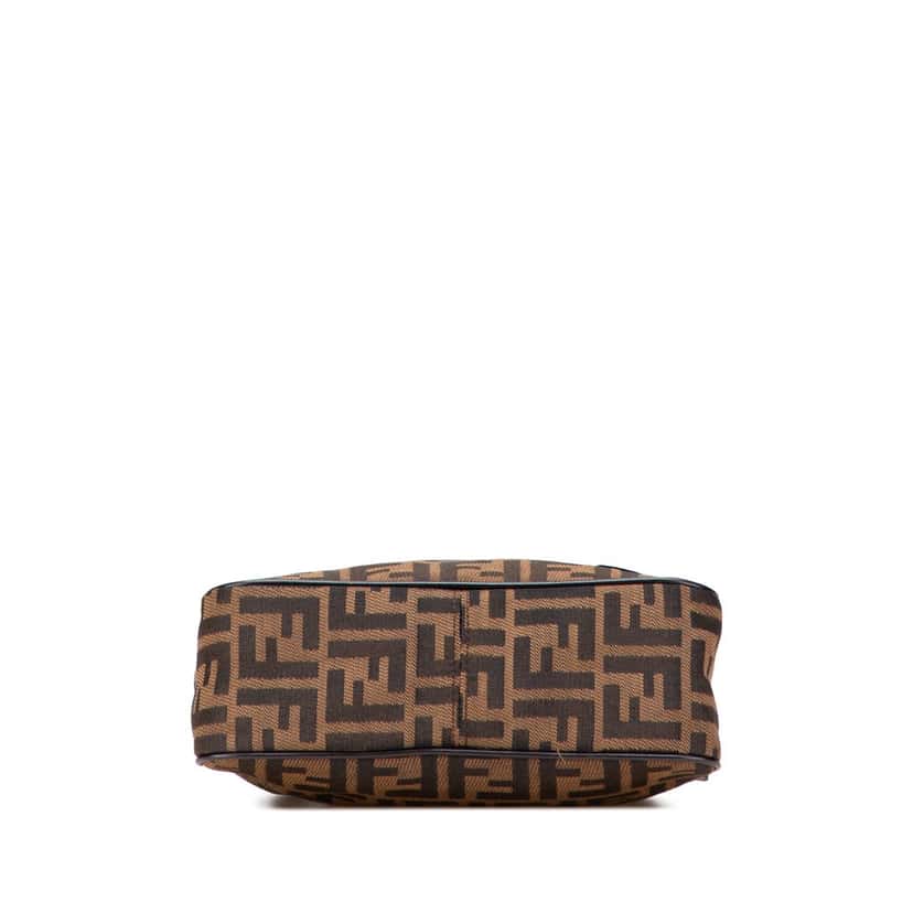 Fendi Zucca Canvas Shoulder Bag Brown Canvas Good condition - Inside View