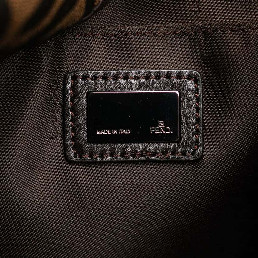 Fendi Zucca Canvas Shoulder Bag Brown Canvas Good condition - Box View