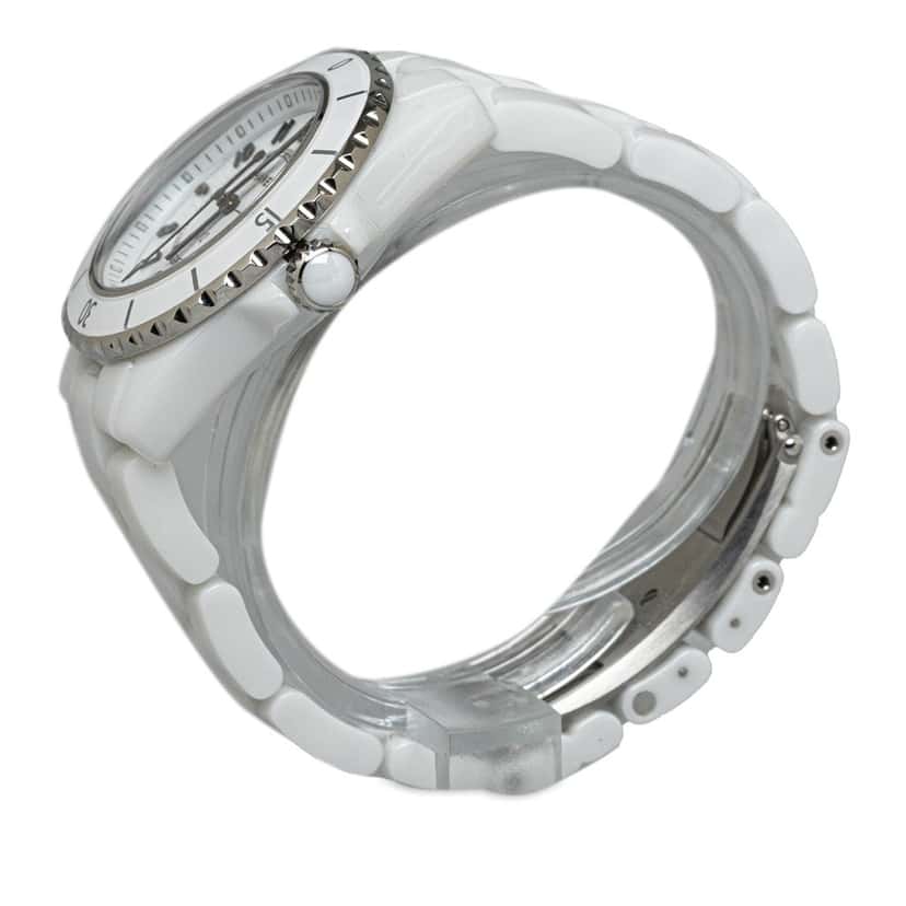 Chanel J12 Watch White Brass Very good condition - Back View