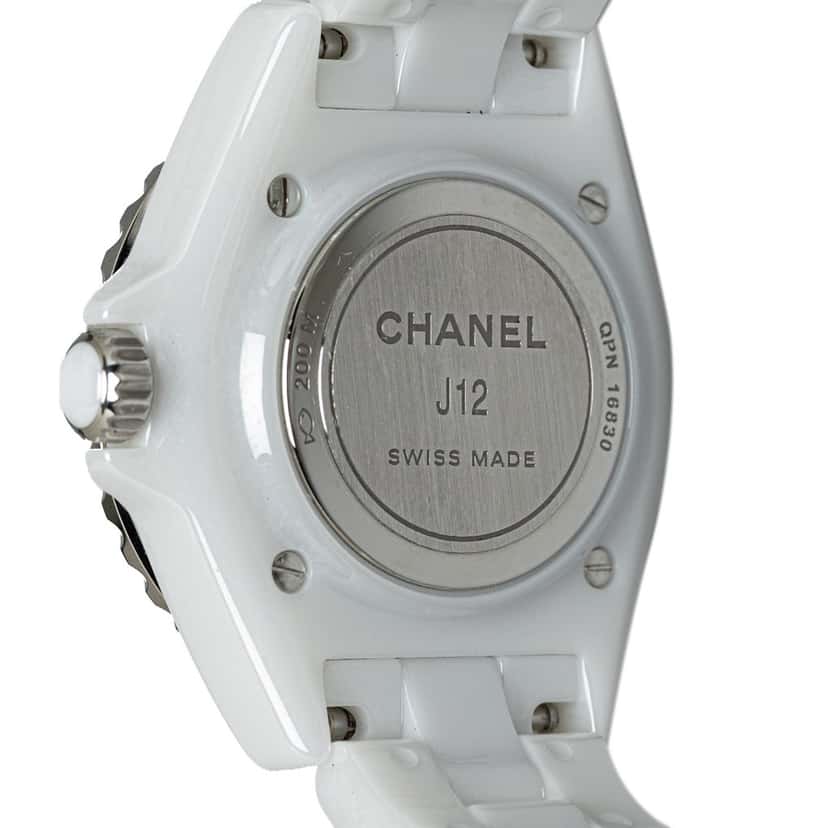 Chanel J12 Watch White Brass Very good condition - Box View