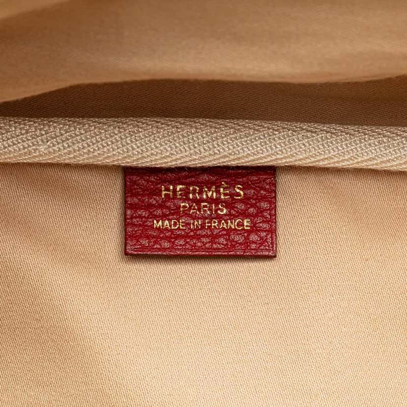 Hermès Toile and Clemence Victoria Messenger Bag Brown Canvas Good condition - Box View