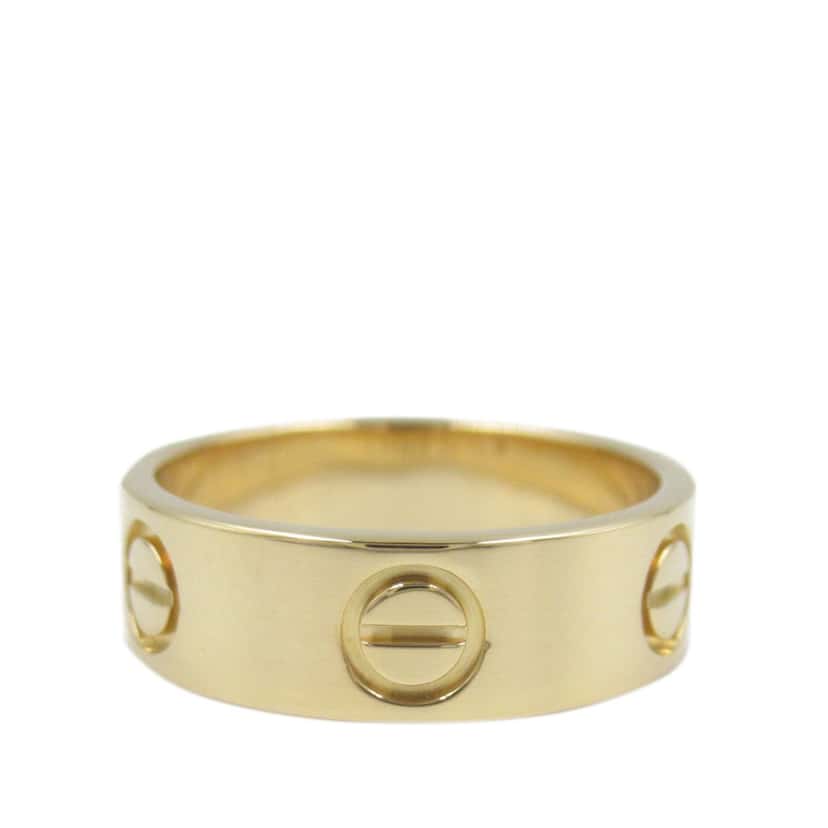 Cartier 18K Yellow Gold Classic Love Ring Gold Gold Good condition - Front View