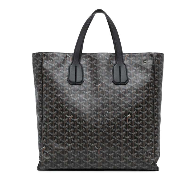 Goyard Goyardine Voltaire Black Canvas Good condition - Front View