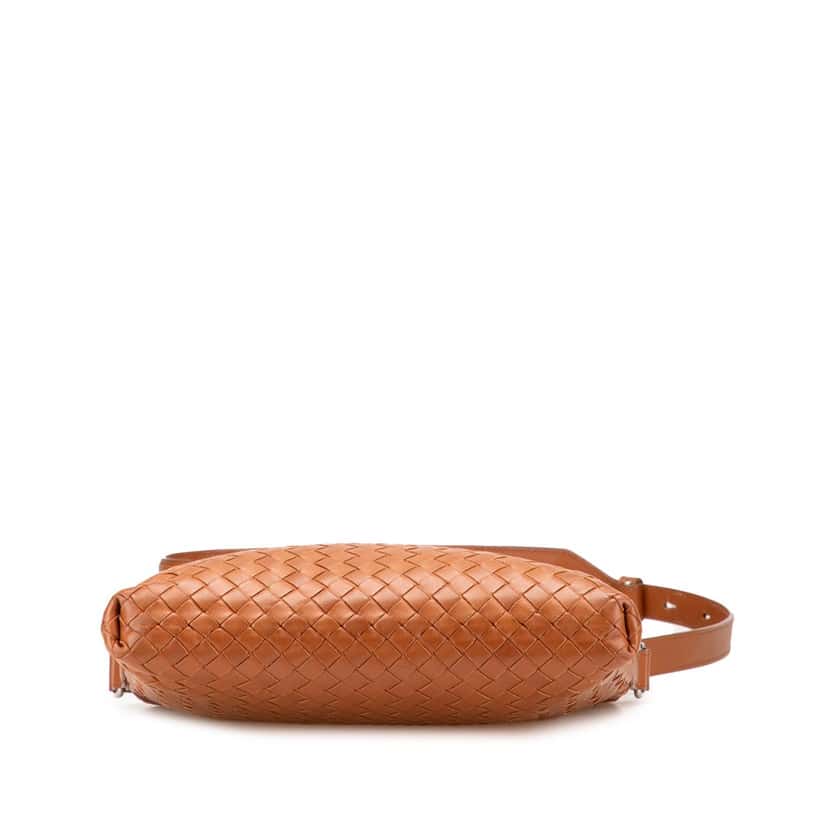 Bottega Veneta Nappa Intrecciato Crossbody Brown Leather Good condition - Inside View