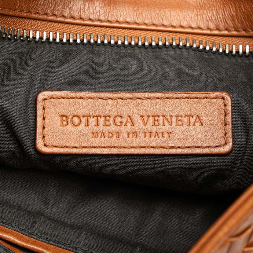 Bottega Veneta Nappa Intrecciato Crossbody Brown Leather Good condition - Box View