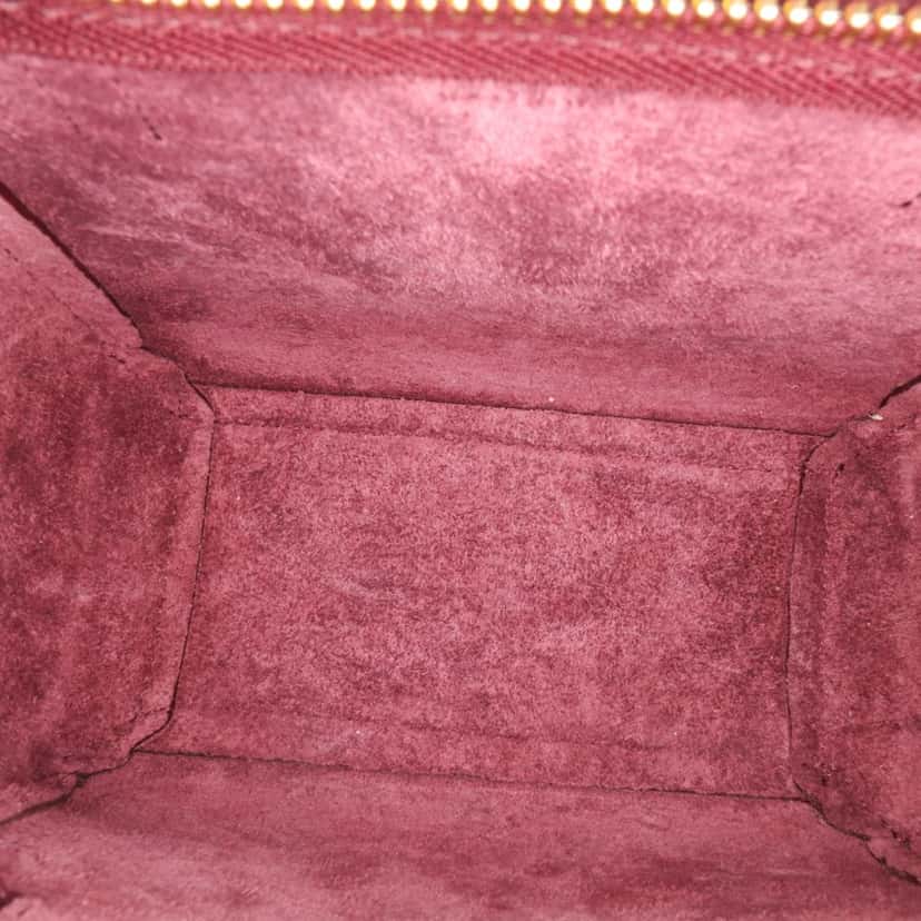Celine Pico Grained Calfskin Belt Bag Red Leather Good condition - Model View